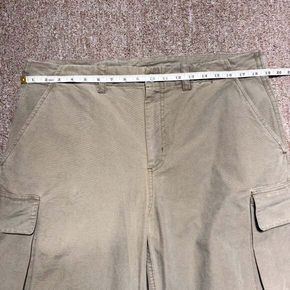 OUR LEGACY Mount Cargo Pants Peafowl Khaki Canvas Mens Size 50 Worn Once EUC - Picture 4 of 14